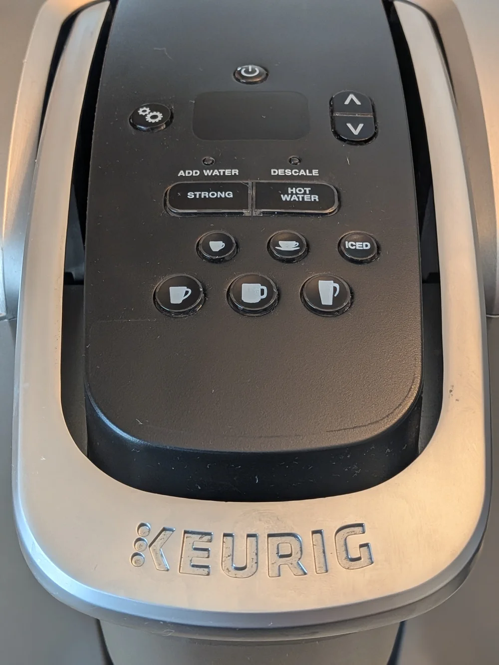 Keurig Single-Serve Coffee Maker in Silver and Black